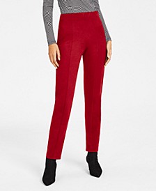 Women's Seamed Tummy-Panel Pull-On Pants, Created for Macy's