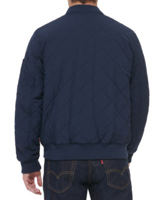 Men's Quilted Fashion Bomber Jacket