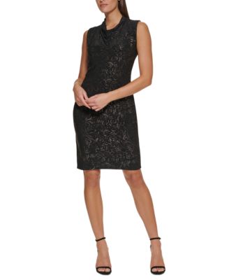 Macy's tommy hilfiger black dress best sale