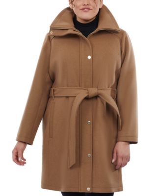 macy's women's plus size winter coats