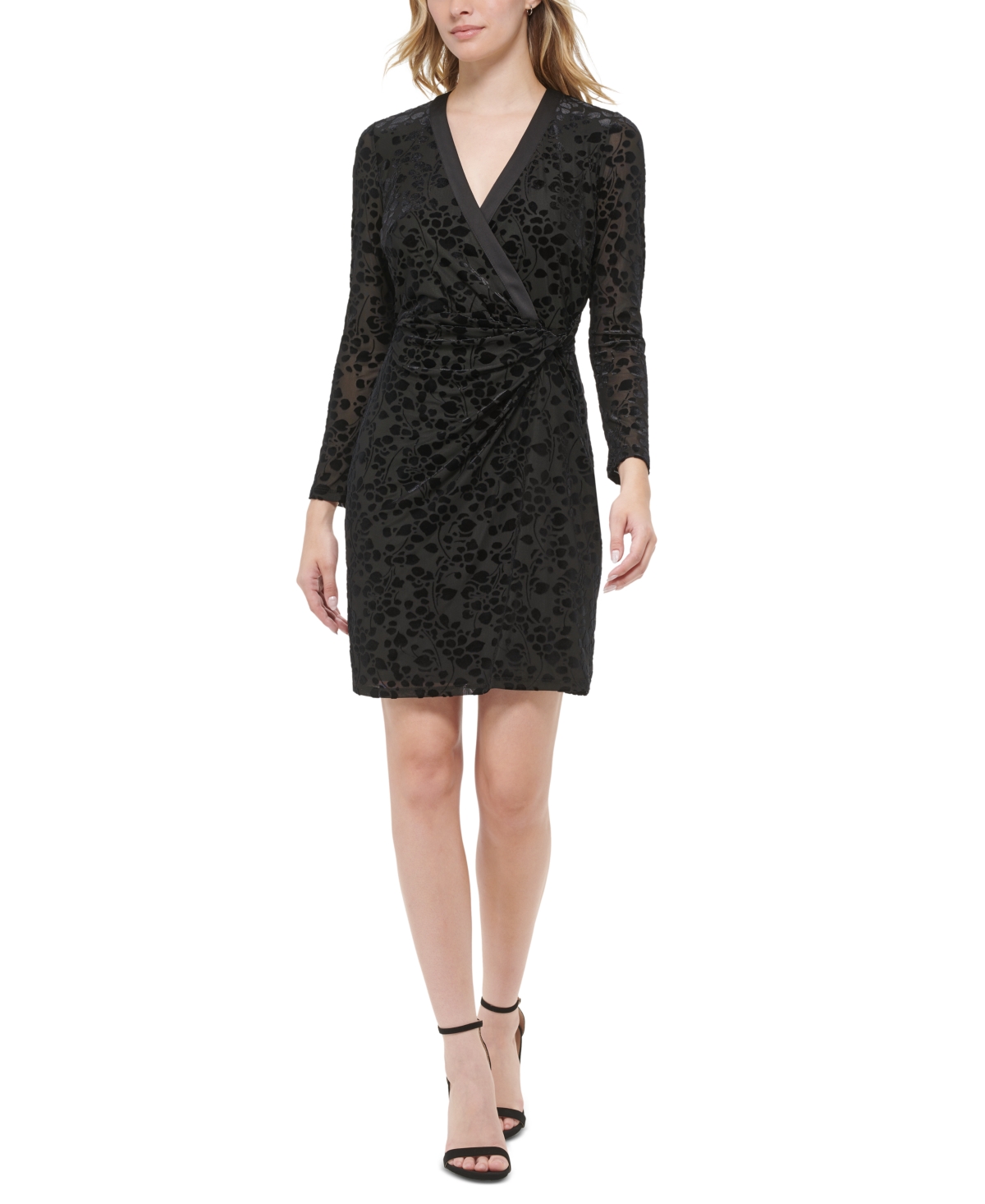 Tommy Hilfiger Women's Happy Velvet Burnout Dress