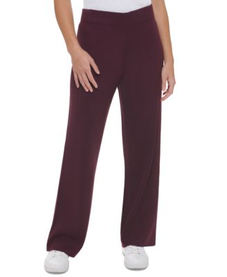 Calvin Klein - Women's Wide Leg Sweater Pants