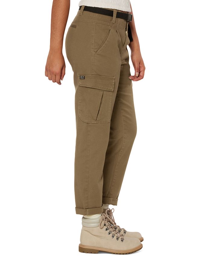 UNIONBAY Juniors' Jordana High Rise Belted Cargo Pants Macy's