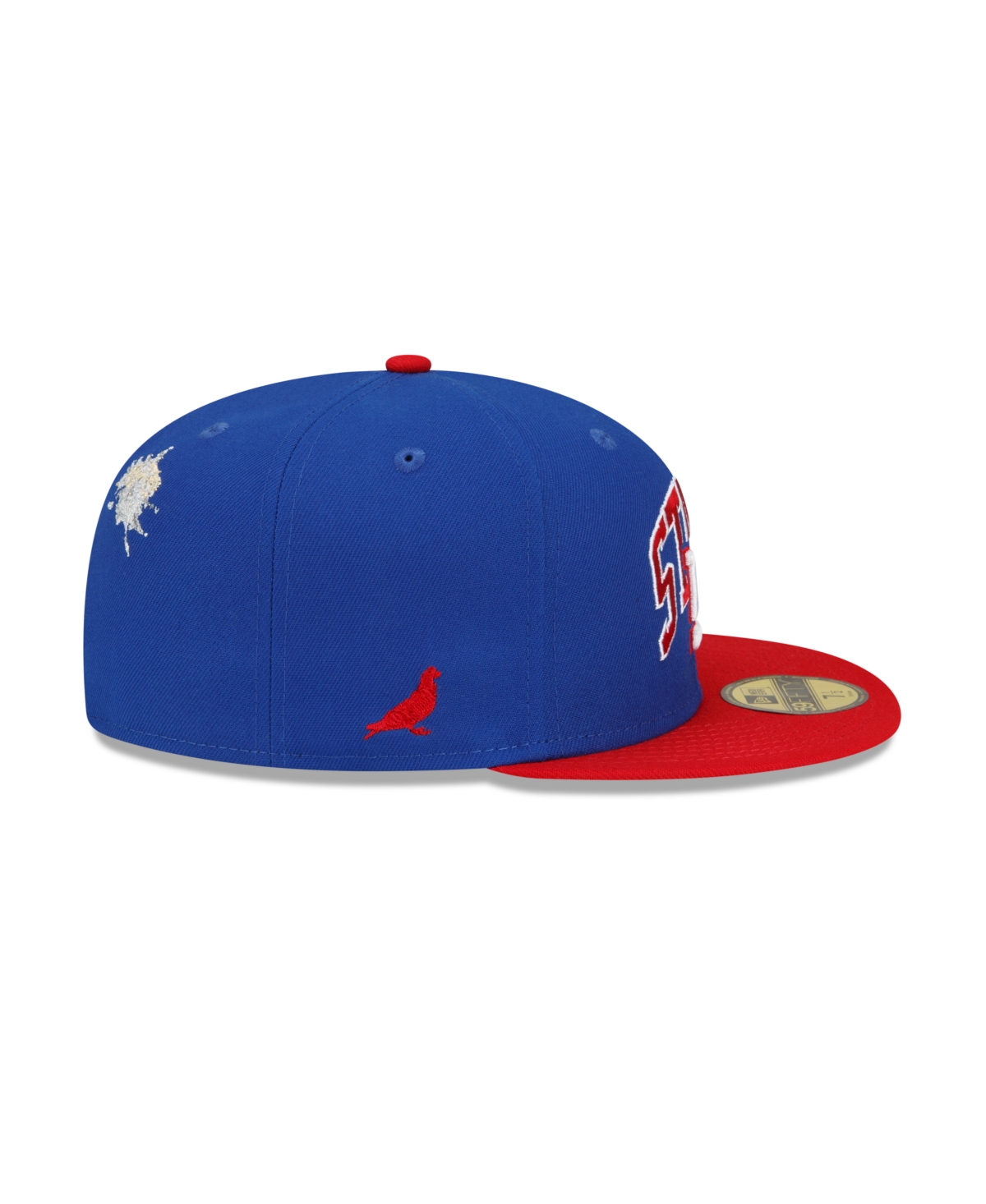 New Era Men's  X Staple Royal, Red New York Giants Pigeon 9fifty Snapback Hat In Royal,red