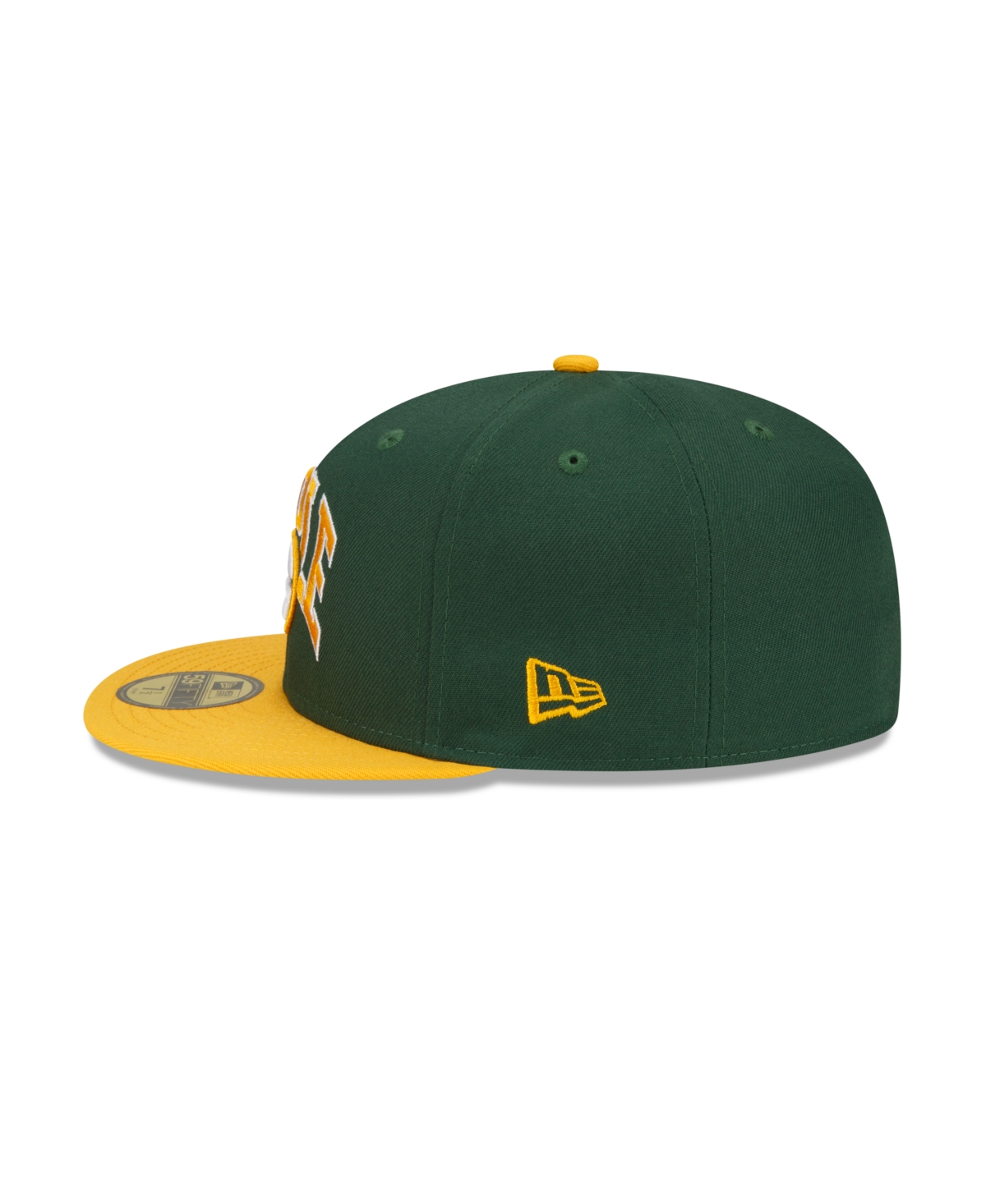 Men's New Era X Staple Gold Green Bay Packers Pigeon 59Fifty Fitted Hat - Gold