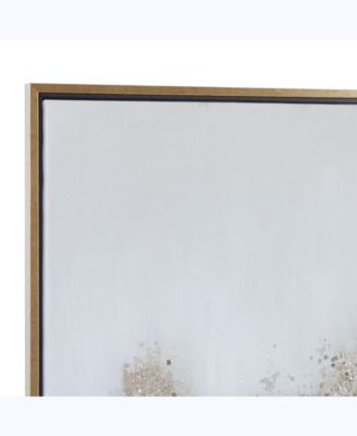Metal Glam Abstract Framed Wall Art, 30" x 2" x 40"