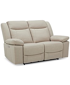 Tolworth Fabric Power Motion Loveseat, Created for Macy's