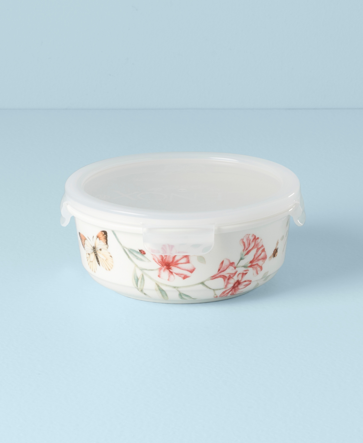 Lenox Butterfly Meadow Kitchen Round Store & Serve, Exclusively at Macy's -pastel Floral And Botanical