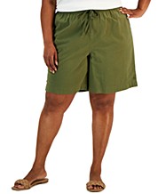 Women's Plus Size Shorts - Macy's