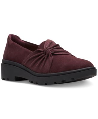 Clarks - Women's Calla Style Ruched Slip-On Flats
