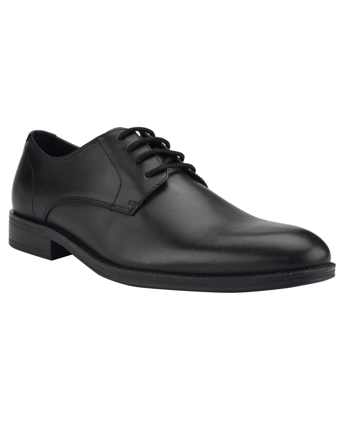 Shop Calvin Klein Men's Jack Lace Up Dress Loafers In Black Leather