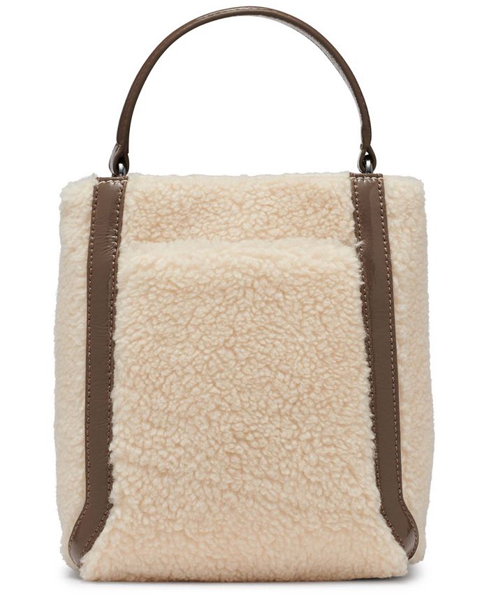 Calvin Klein Astatine Sherpa Triple Compartment Mini Hobo Bag & Reviews ...