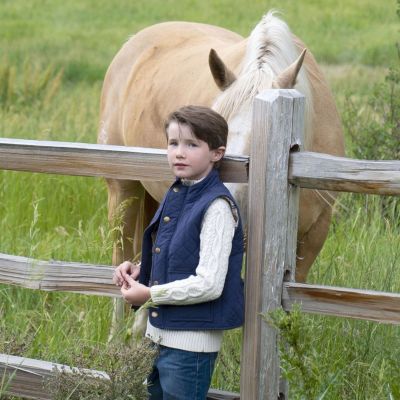 Boys Quilted Field Vest