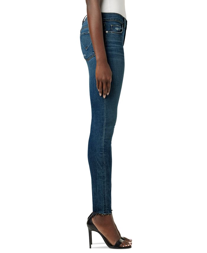 Hudson Jeans Krista Super Skinny in Noir Coated | REVOLVE