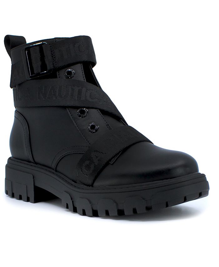 Nautica Women s Arlette Lug Sole Bootie Macy s