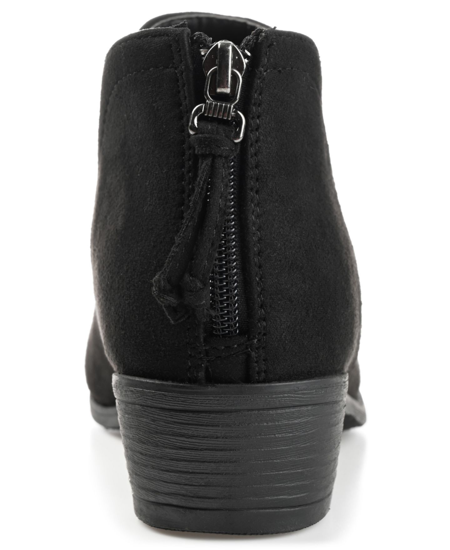 Женские ботинки Journee Collection Livvy Side Split Ankle Booties, цвет: Чёрный — фото 3