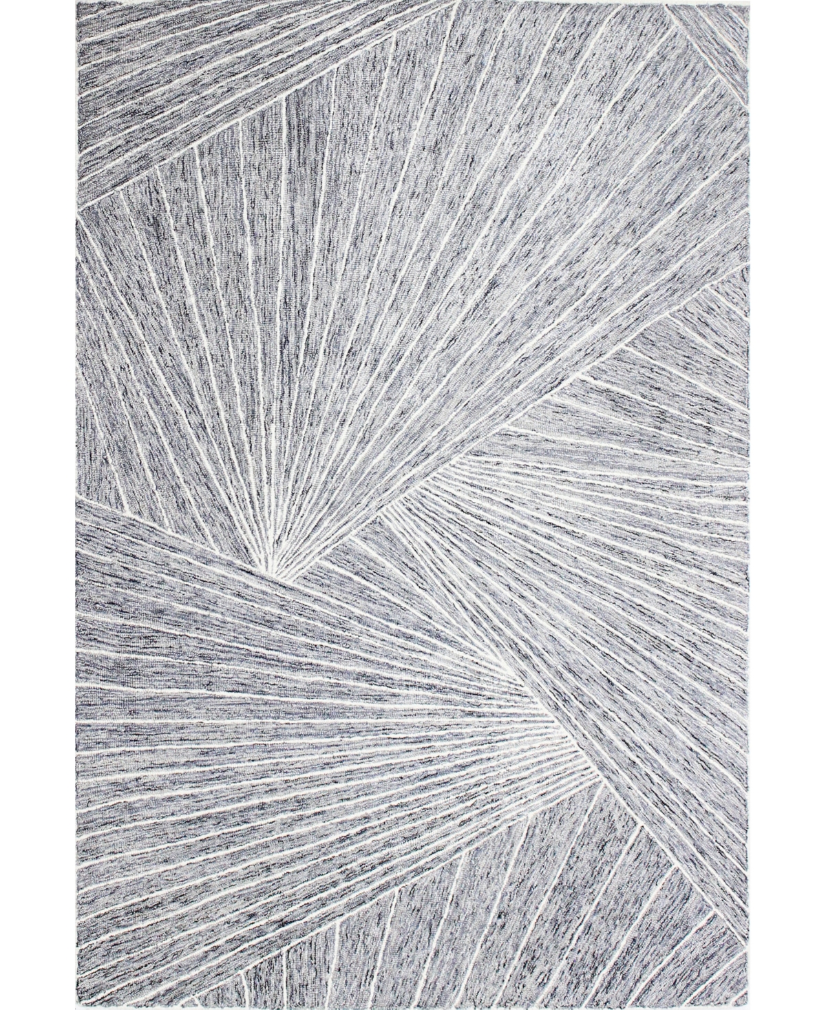 Bb Rugs Taron AL134 5' x 7'6in Area Rug - Gray