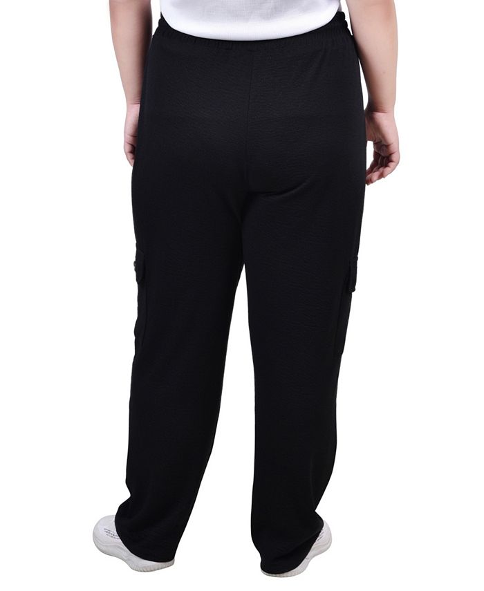 NY Collection Plus Size Knit Gauze Pants & Reviews Pants & Capris