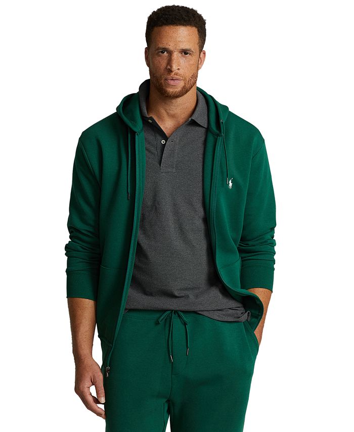 Polo Ralph Lauren Men's Big & Tall Double-Knit Full-Zip Hoodie & Reviews -  Sweaters - Men - Macy's