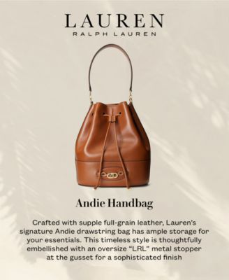 Lauren Ralph Lauren Women's Full-Grain Leather Large Andie