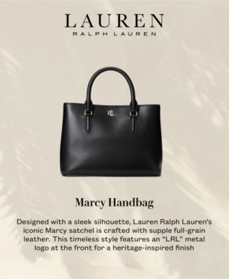 人気商品！ Ralph Lauren Mini Marcy II Leather Satchel Lauren Ralph Lauren Leather Small Marcy Satchel - Macy's