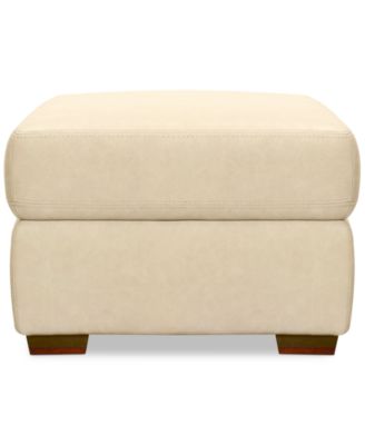 CLOSEOUT! Ashlinn 43" Pastel Leather Storage Ottoman, Created for Macy's