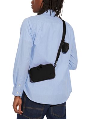Leather Charter Slim Crossbody with Adjustable Web Strap