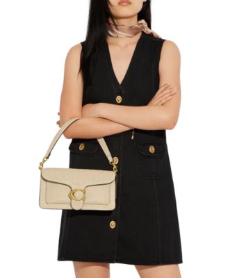 COACH Embossed Signature Leather Tabby 26