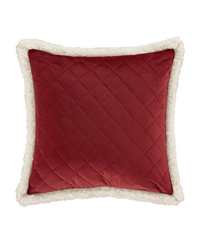 J Queen New York Casey Quilted Decorative Pillow, 18" x 18" Macy's