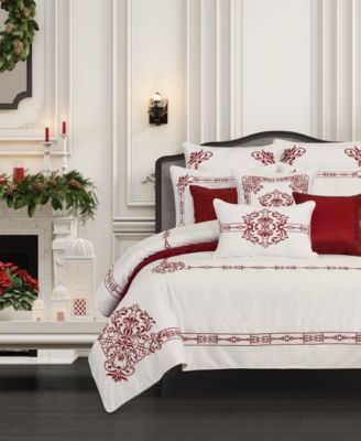 J Queen New York Home For The Holidays Duvet Cover Sets Bedding