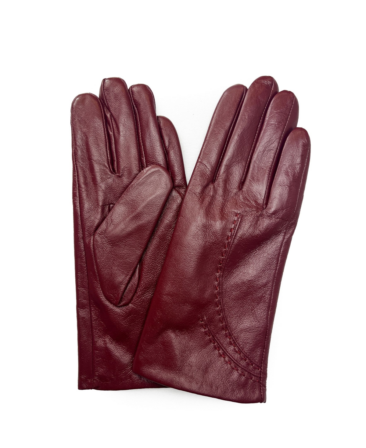 Marcus Adler Women's Stitched Genuine Leather Touchscreen Glove