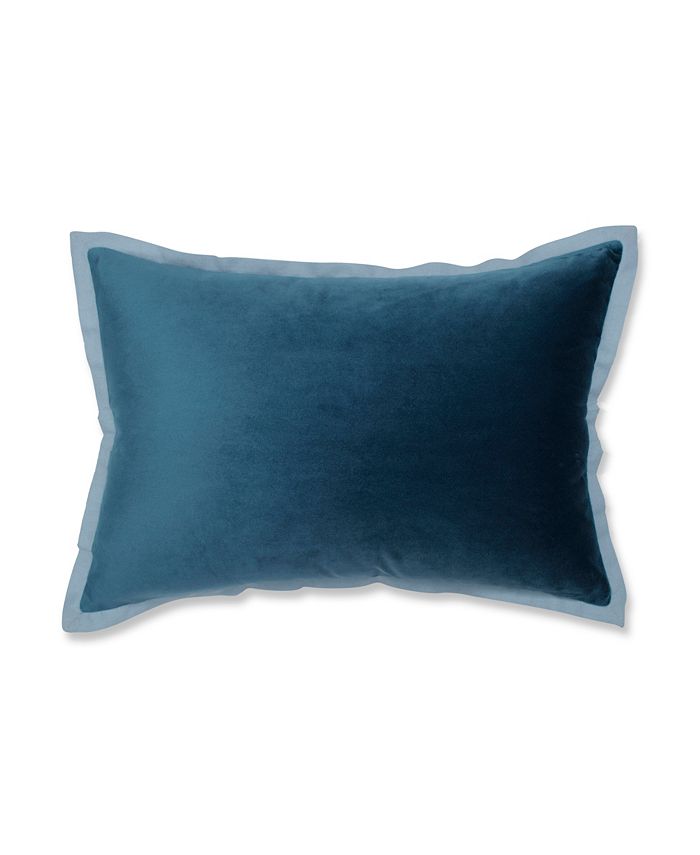Pillow Perfect Velvet Flange Decorative Pillow, 12