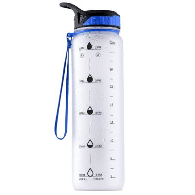 Hydration Nation Water Bottle With Time Marker 32oz