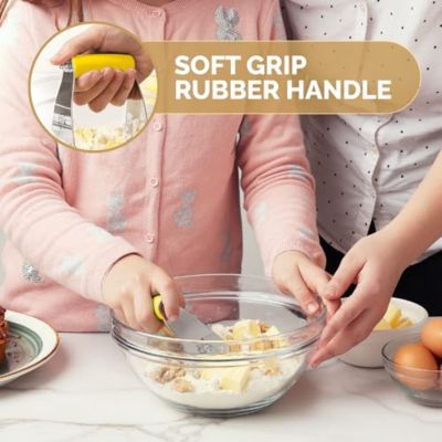 Stainless Steel Dough Blender Pastry Cutter Heavy Duty Blades