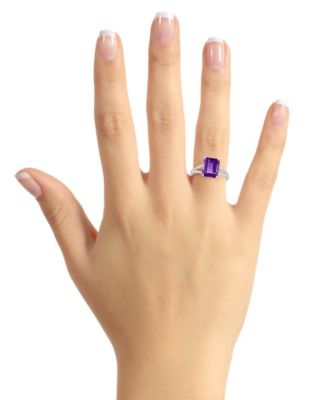 Women's Amethyst (3-1/6 ct.t.w.) Ring in Sterling Silver