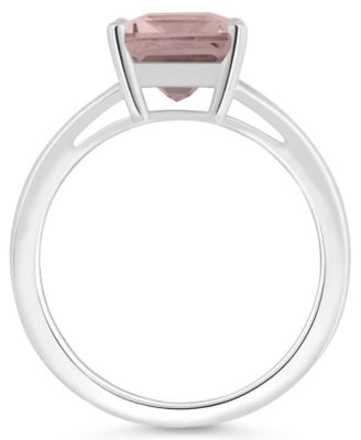 Women's Rose Quartz (3-1/6 ct.t.w.) Ring in Sterling Silver