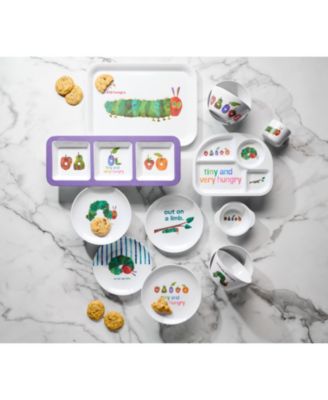 Godinger The World Of Eric Carle The Very Hungry Caterpillar Kids Melamine Collection In White
