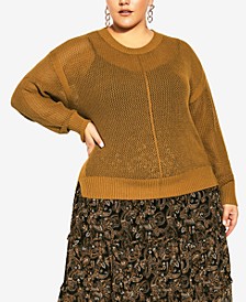 Trendy Plus Size Amelia Jumper Sweater