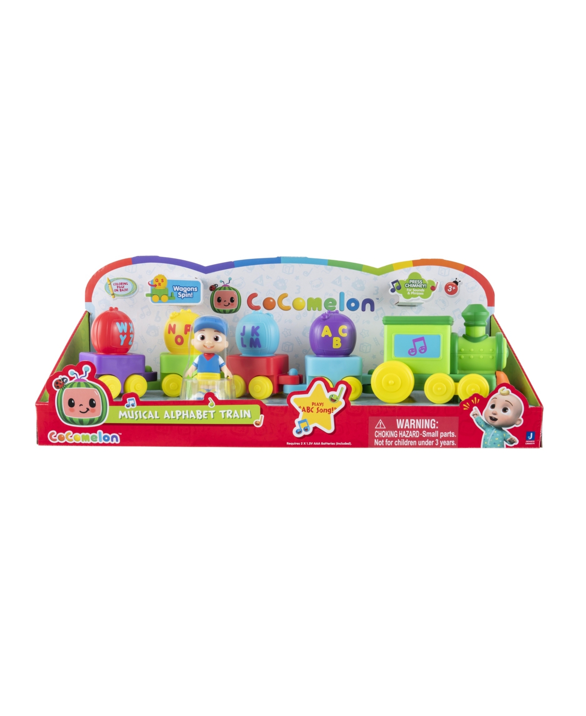 Cocomelon Alphabet Train Set, 6 Pieces