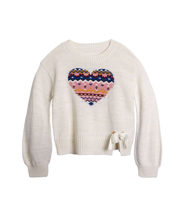 macy s heart sweater