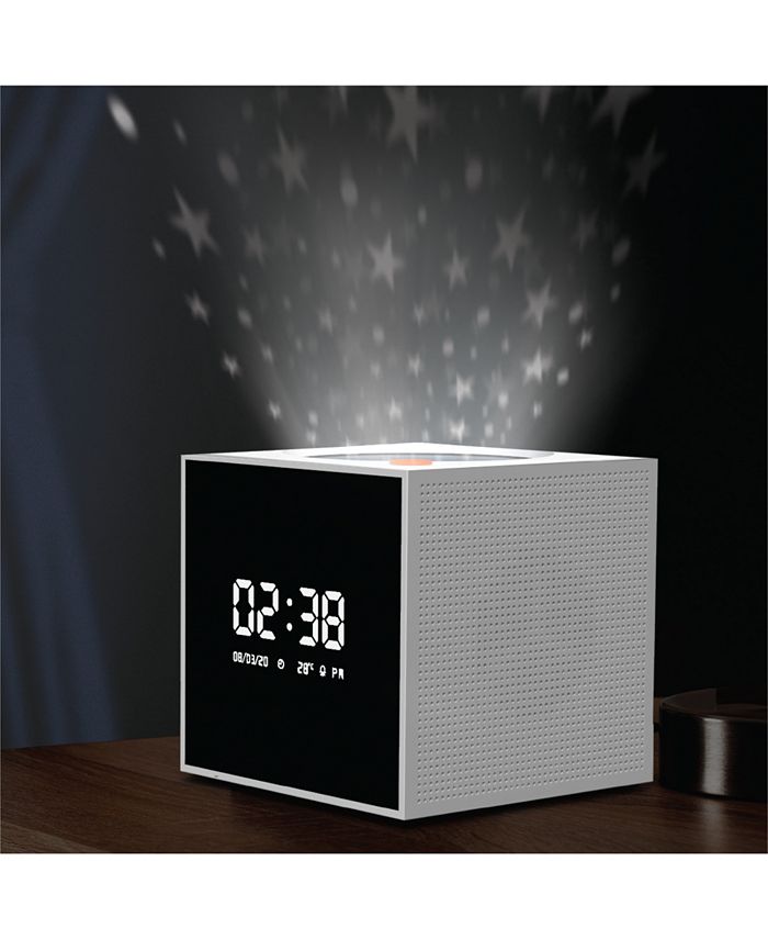 Sharper Image CLOSEOUT! Projection Alarm Clock with Soothing Sounds and