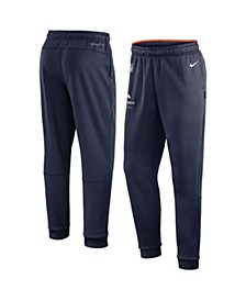 Men's Navy Denver Broncos Sideline Logo Performance Pants
