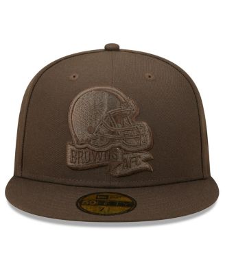 New Era Men's Brown Cleveland Browns Tonal 2022 Sideline 59FIFTY Fitted ...