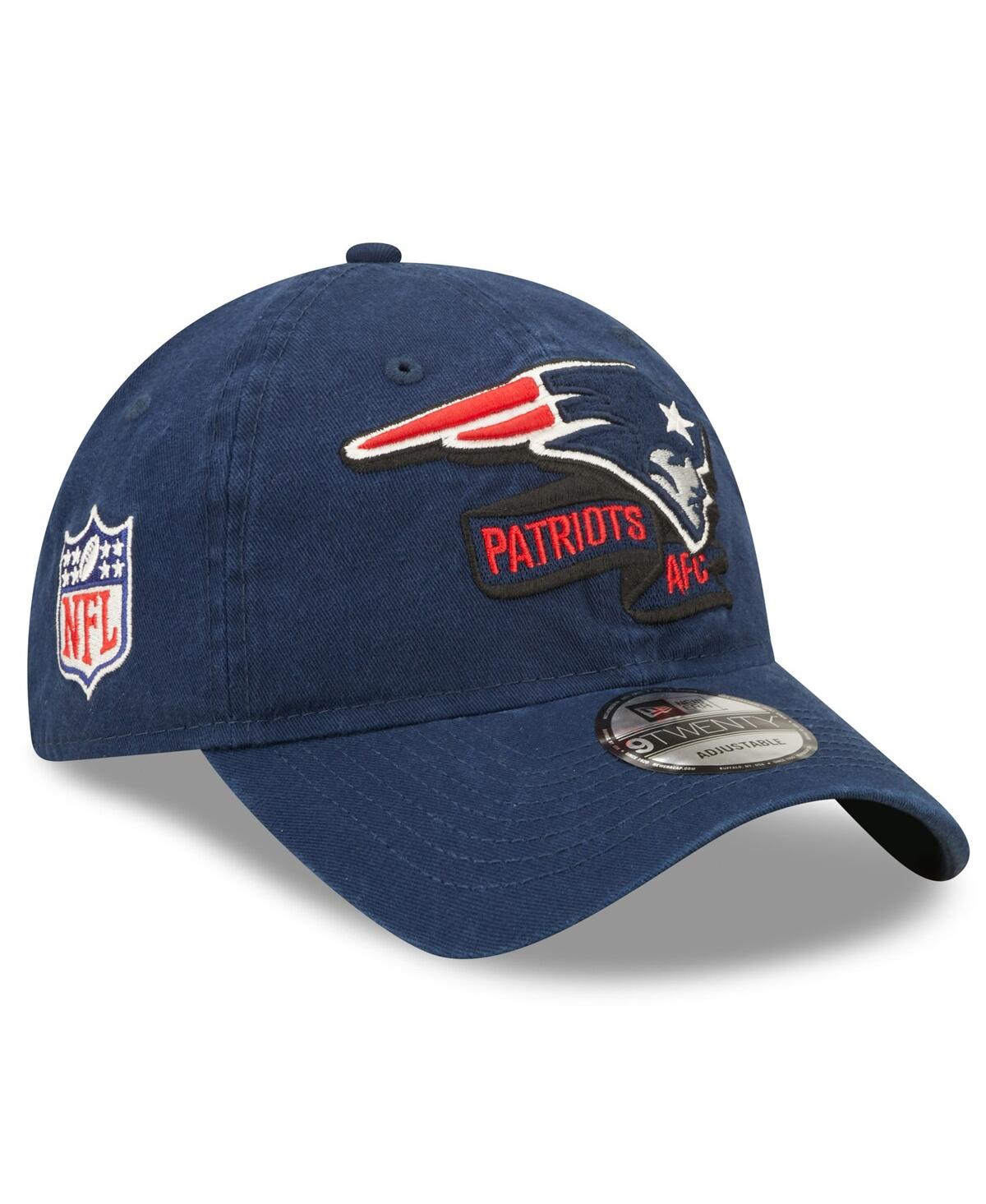 Shop New Era Big Boys  Navy New England Patriots 2022 Sideline Adjustable 9twenty Hat