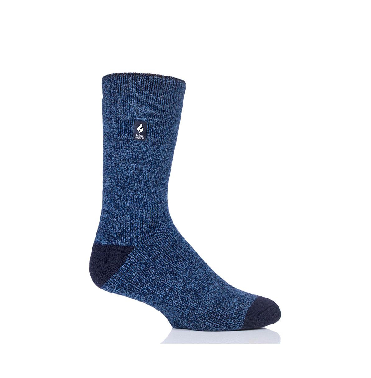 Heat Holders Men's Ultra Lite Robin Twist Crew Sock In Blue