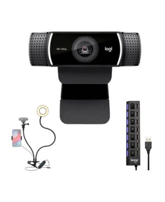 328px x 400px - Logitech C922 Pro Stream 1080P Webcam With Ring Light And Usb Hub & Reviews  - Macy's