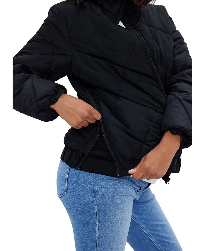 Ingrid + Isabel Women's Maternity Grow With You Puffer Jacket Macy's