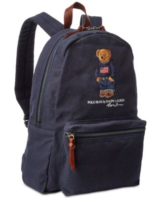 Polo Ralph Lauren Men's Polo Bear Canvas Backpack - Macy's