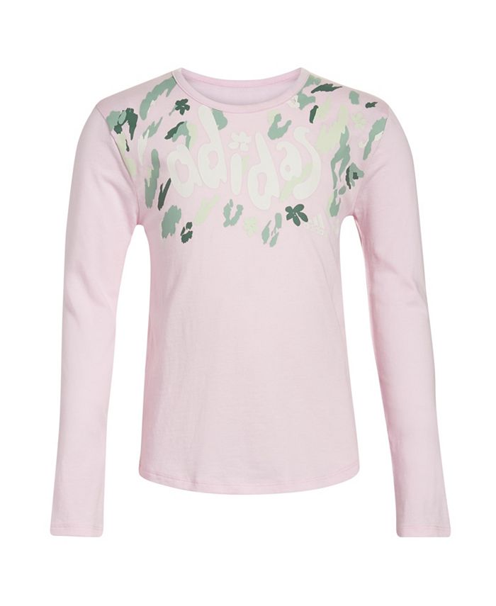 adidas Little Girls Long Sleeves Scoop Neck Tshirt Macy's