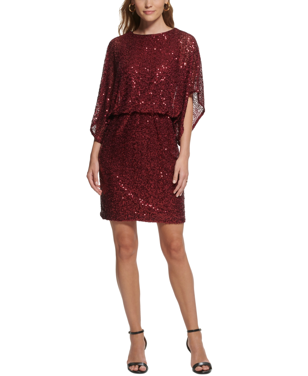 Jessica howard top burgundy dress